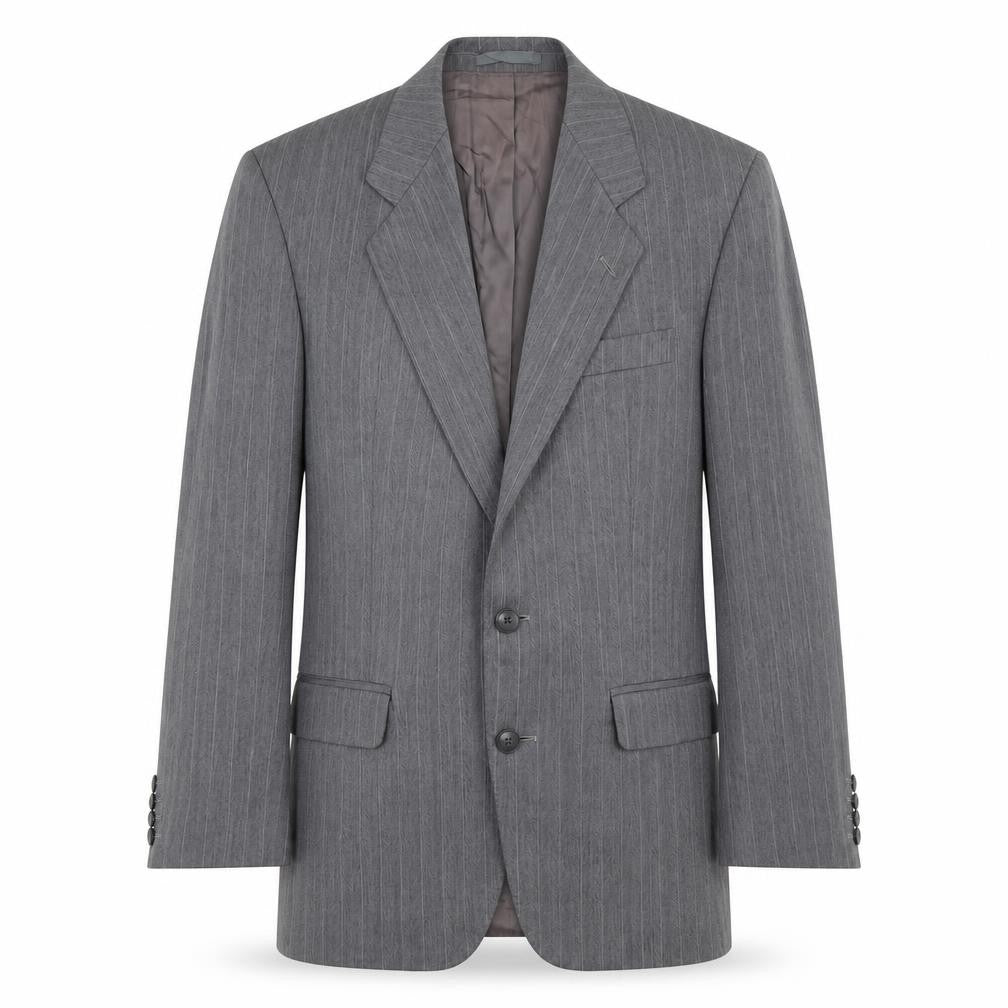 Centaur Men's Grey Wool Blazer 38 Regular Suit Jacket
