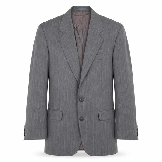 Centaur Men's Grey Wool Blazer 38 Regular Suit Jacket
