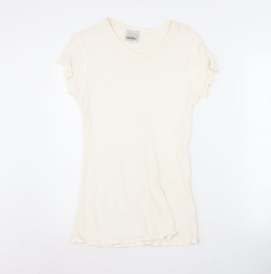 Whistles Women’s Ivory Crew Neck T-Shirt L