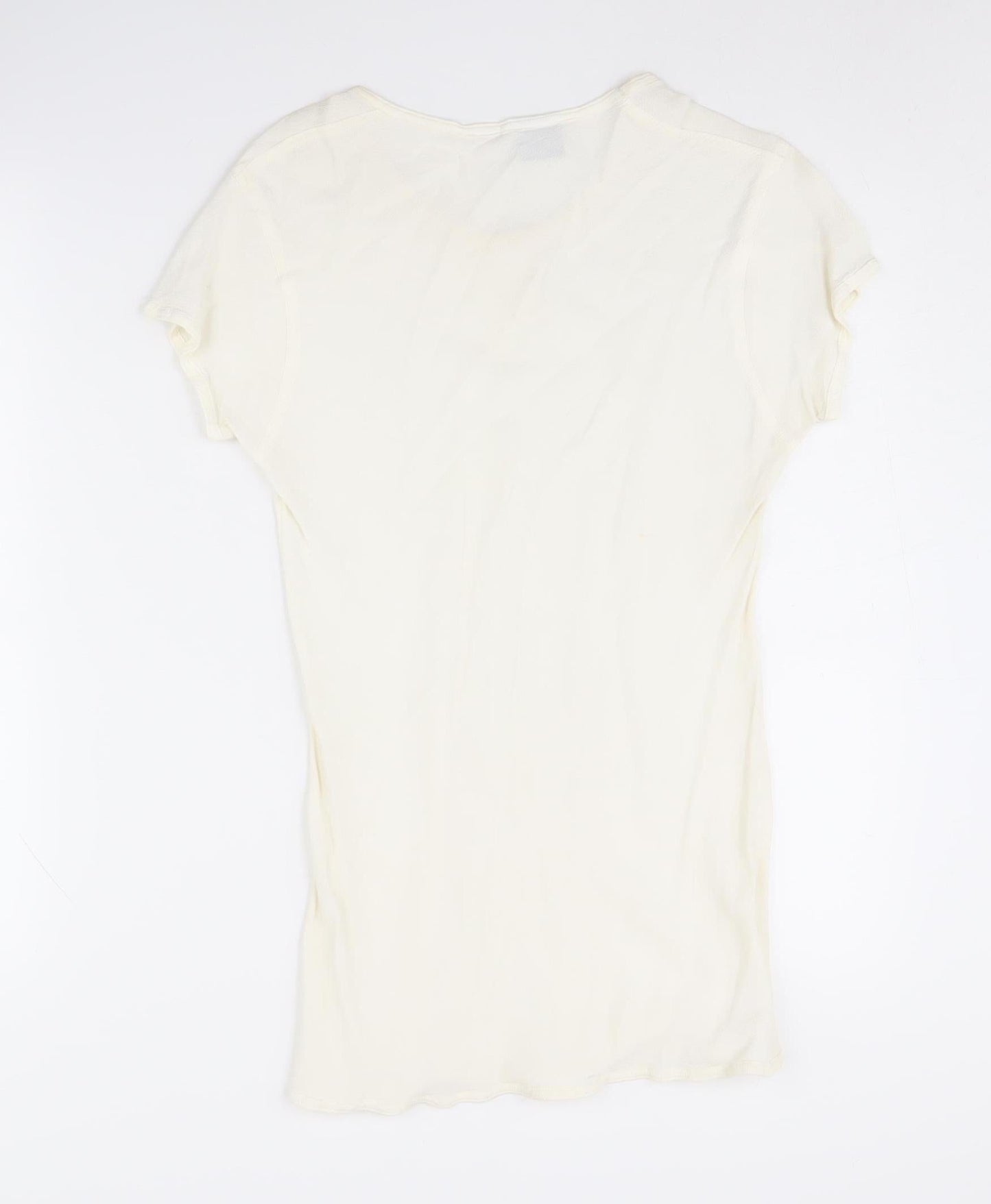 Whistles Women’s Ivory Crew Neck T-Shirt L