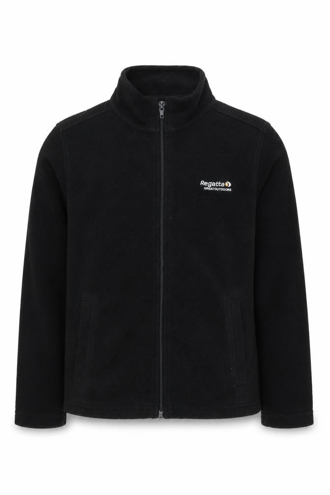Regatta Boys Black Full Zip Fleece Jacket 9-10 Years