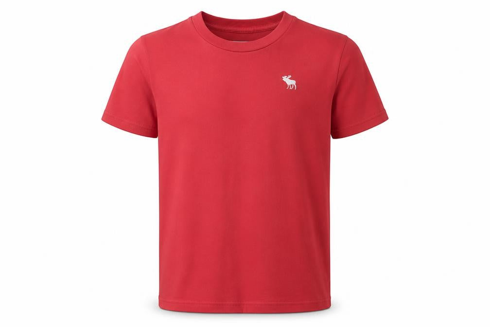 Abercrombie & Fitch Kids Boys Red T-Shirt, Size 13-14 Years