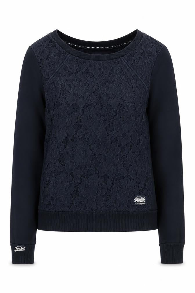 Superdry Women's Black XS Pullover Sweatshirt