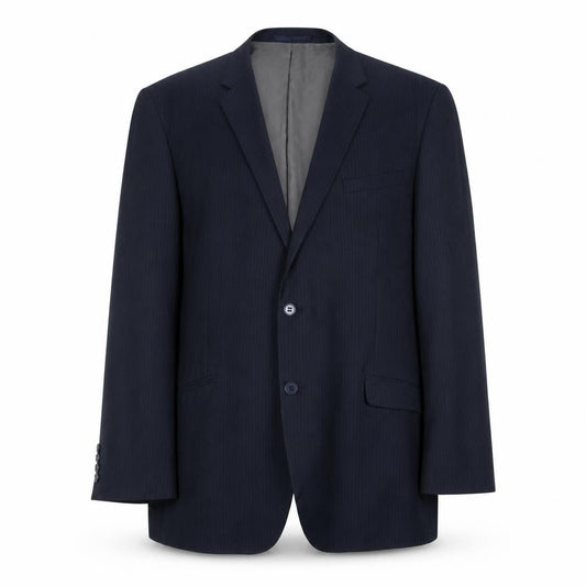 Butler & Webb Men's Blue Blazer, 46 Regular, Classic Fit