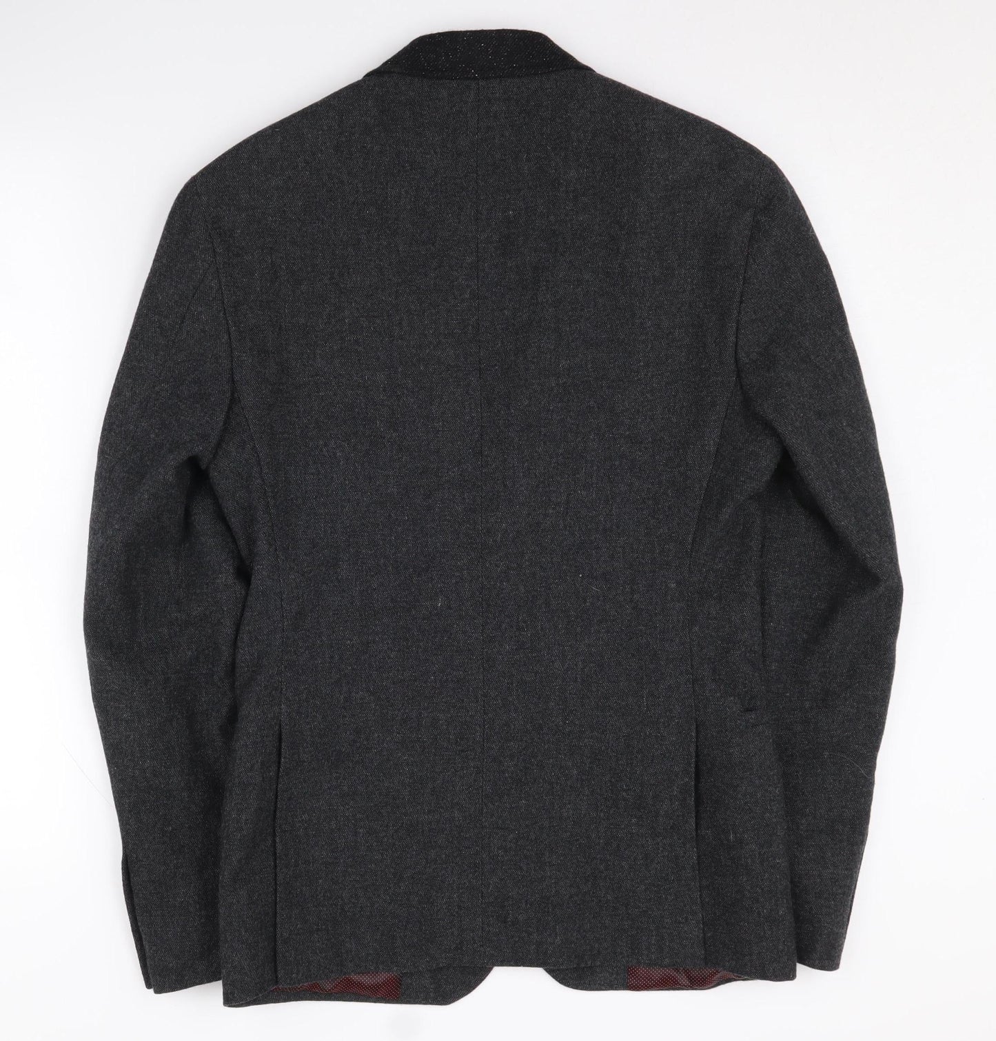 Remus Uomo Men's Grey Wool Blazer 36R Jacket