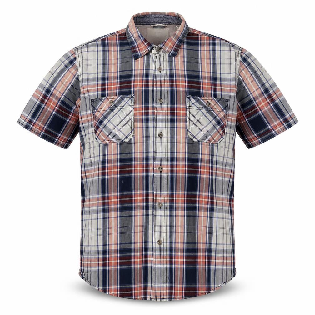 Woodenhook Men's Multicoloured Plaid Shirt L
