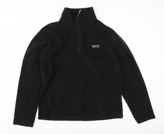 Regatta Black Fleece Pullover, Unisex L, Outdoor Hiking