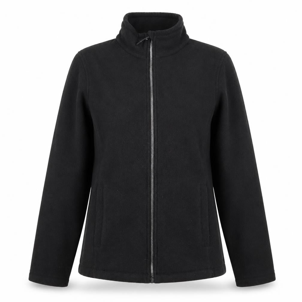 Regatta Women's Black Full Zip Jacket Size 10