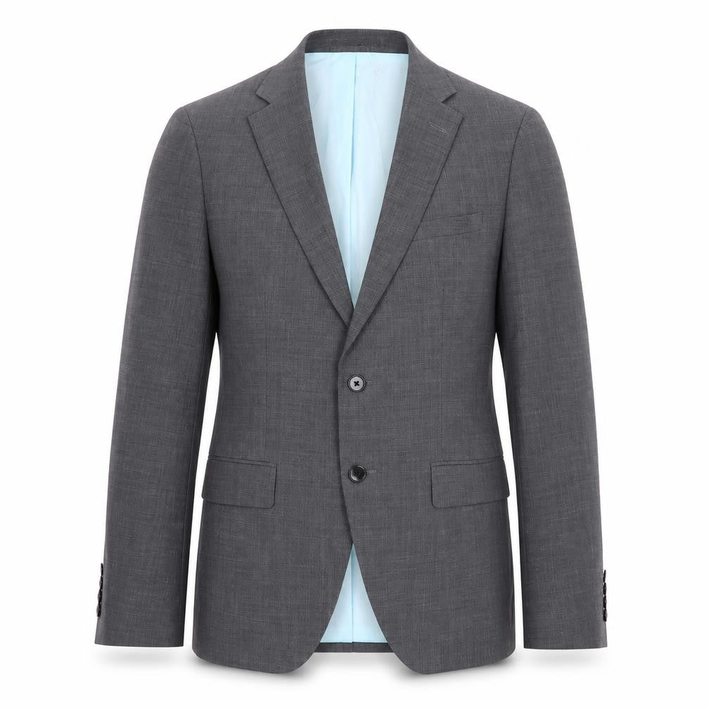 Moss London Men's Grey Slim Fit Suit Jacket 38R