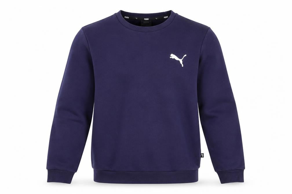 Puma Men's Blue Pullover Sweatshirt - S
