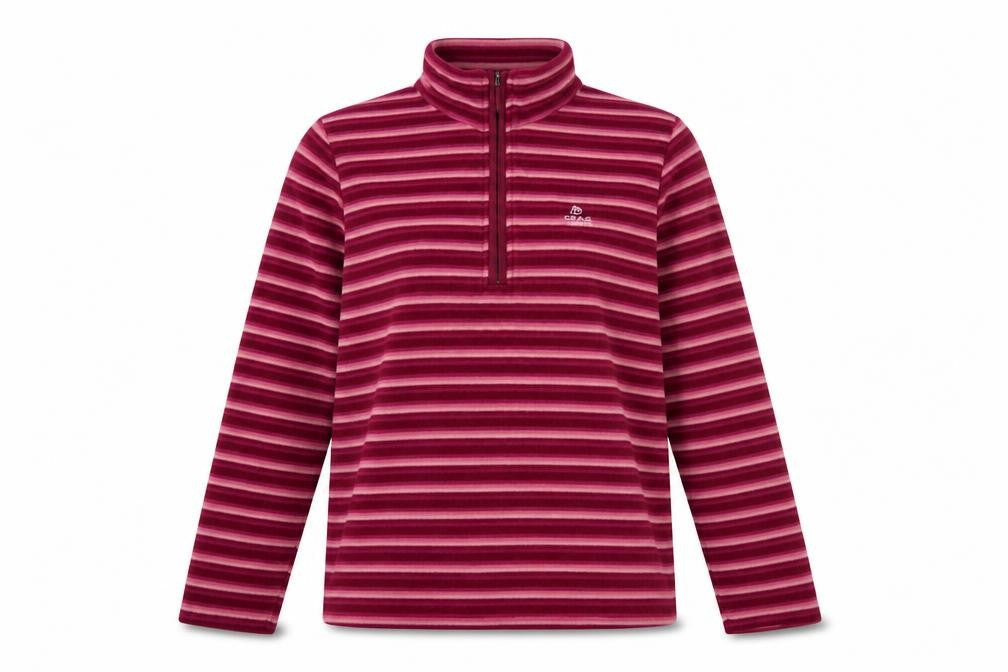 Craghoppers Women's Red Striped Sweatshirt Size 14