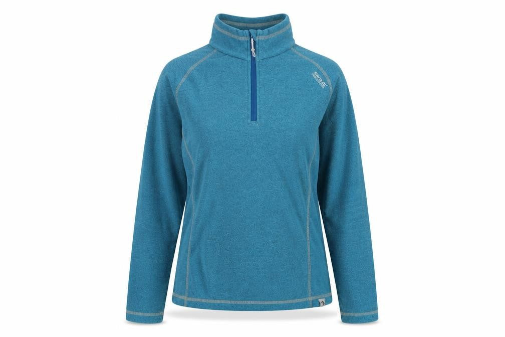 Regatta Women's Blue Sweatshirt, Size 12, 1/4 Zip