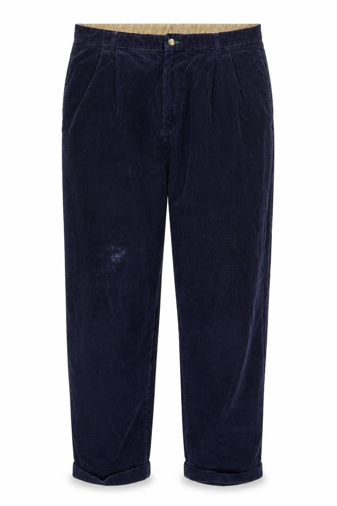 Tommy Hilfiger Men's Blue Corduroy Trousers Size 40