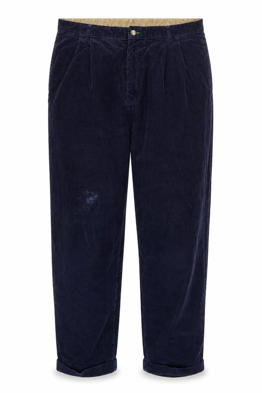 Tommy Hilfiger Men's Blue Corduroy Trousers Size 40