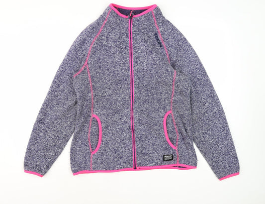 All Terrain Women's Blue Wool Blend Jacket Size 12