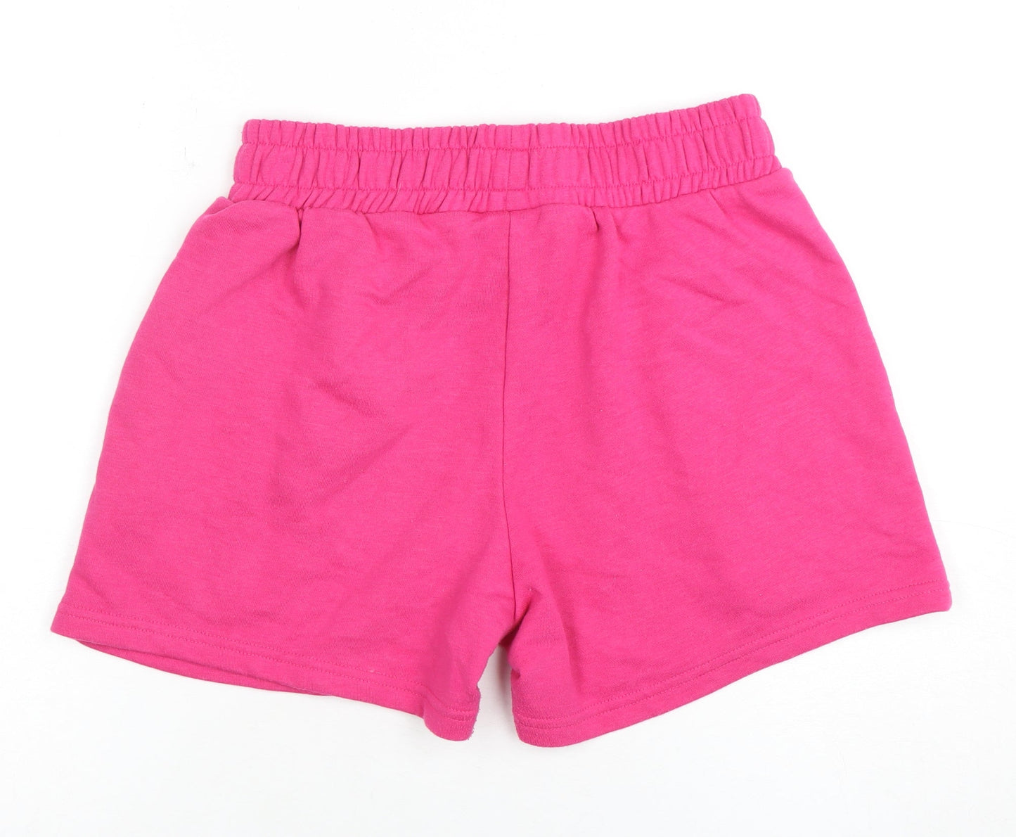 Barbie Women's Pink XS Jersey Logo Casual Shorts