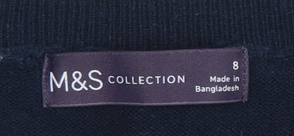 Marks & Spencer Women's Multicoloured Size 8 Pullover Jumper