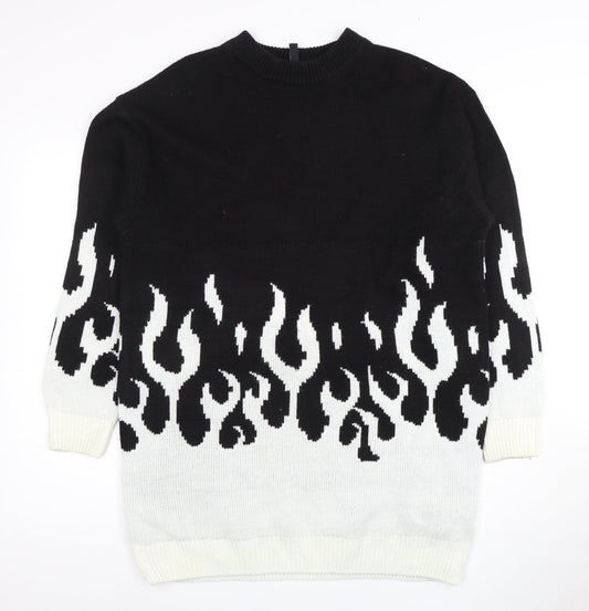 H&M Divided Women's Black Pullover Jumper Size 12