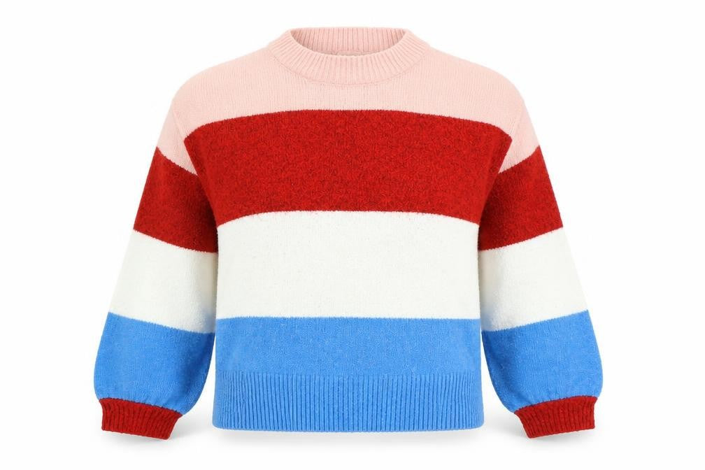 Lauren Women's Multicoloured Striped Pullover Jumper S