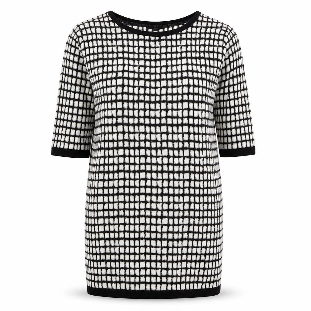 Next Women's Black Geometric Dress, Size 16