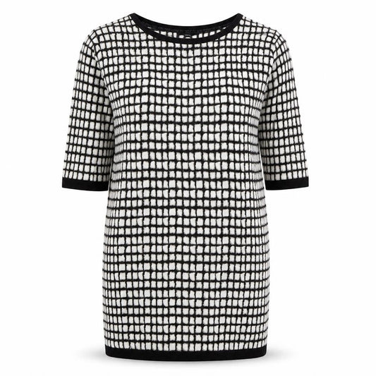 Next Women's Black Geometric Dress, Size 16