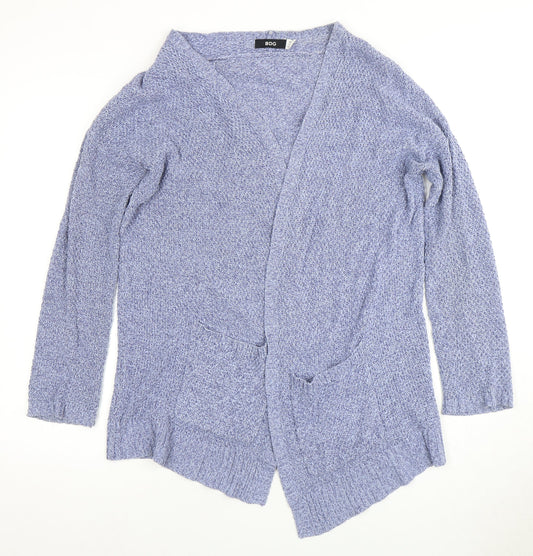 BDG Women's Blue Open Front Cardigan Knit Jumper Size M