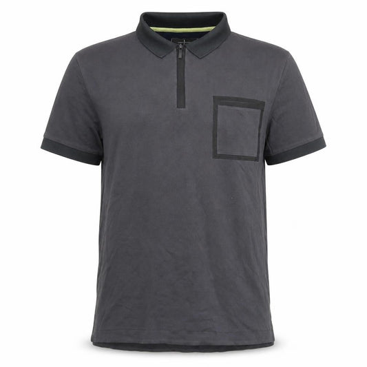 Jasper Conran Men's Grey Polo, M, Relaxed Modern Style