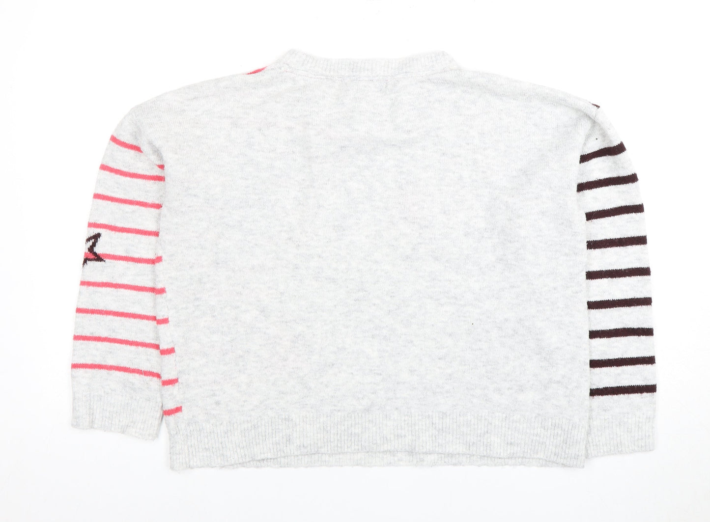 Next Women's Multicoloured Star Pullover Jumper S