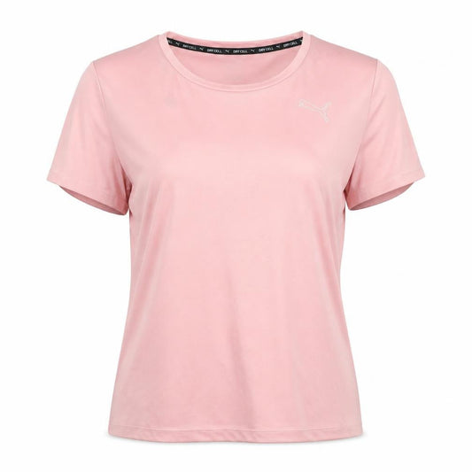 Front view of Puma Women's Pink XL Activewear T-Shirt