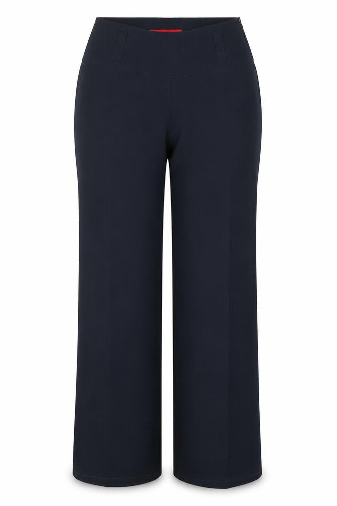 Bianca Women's Black Wide-Leg Trousers Size 8