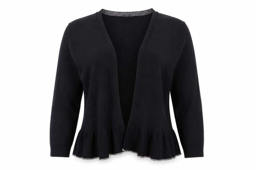 M&Co Women's Black Cardigan Size 12 Regular Fit