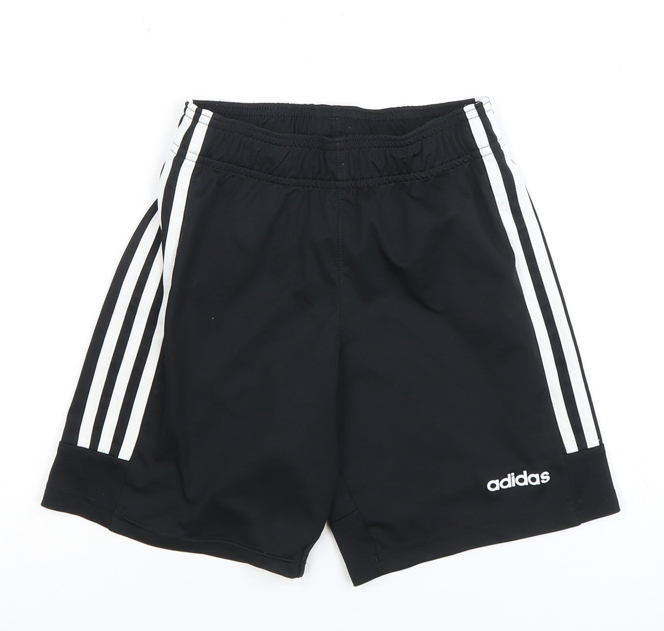 Adidas Boys Black Athletic Shorts 10-11 Years, Sports