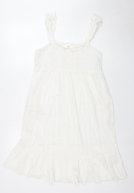 Marks and Spencer Women's White Sleeveless Dress