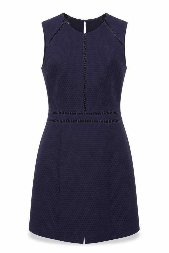 Mango Women's Blue Dress, Size 4, Sleeveless, Excellent