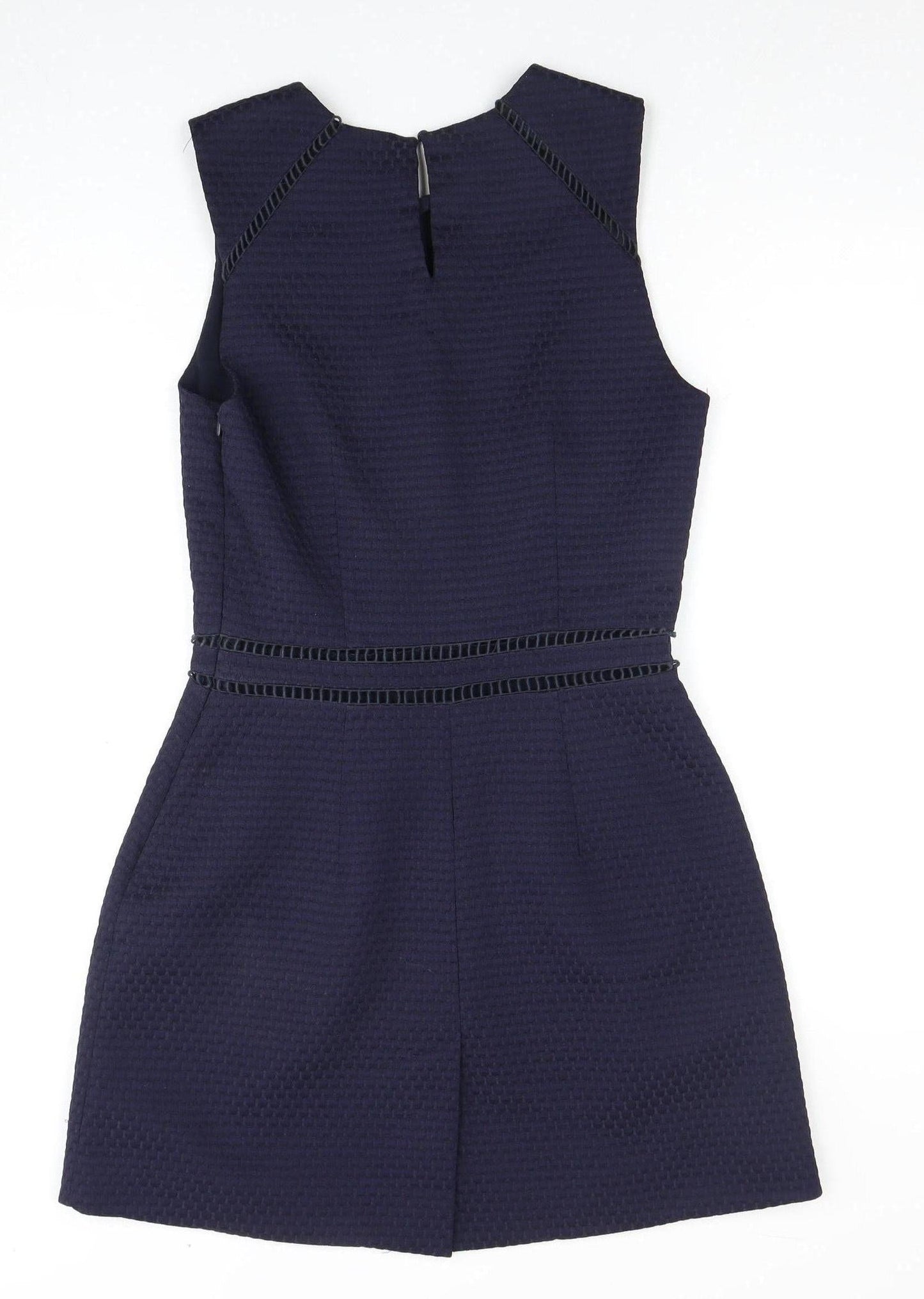 Mango Women's Blue Dress, Size 4, Sleeveless, Excellent