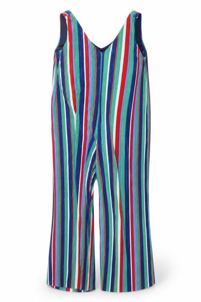 Bershka Women's Multicoloured Size 12 Striped Jumpsuit