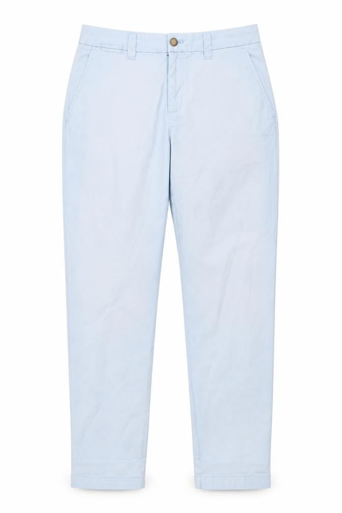 Gap Women's Blue Straight-Leg Khakis Size 10