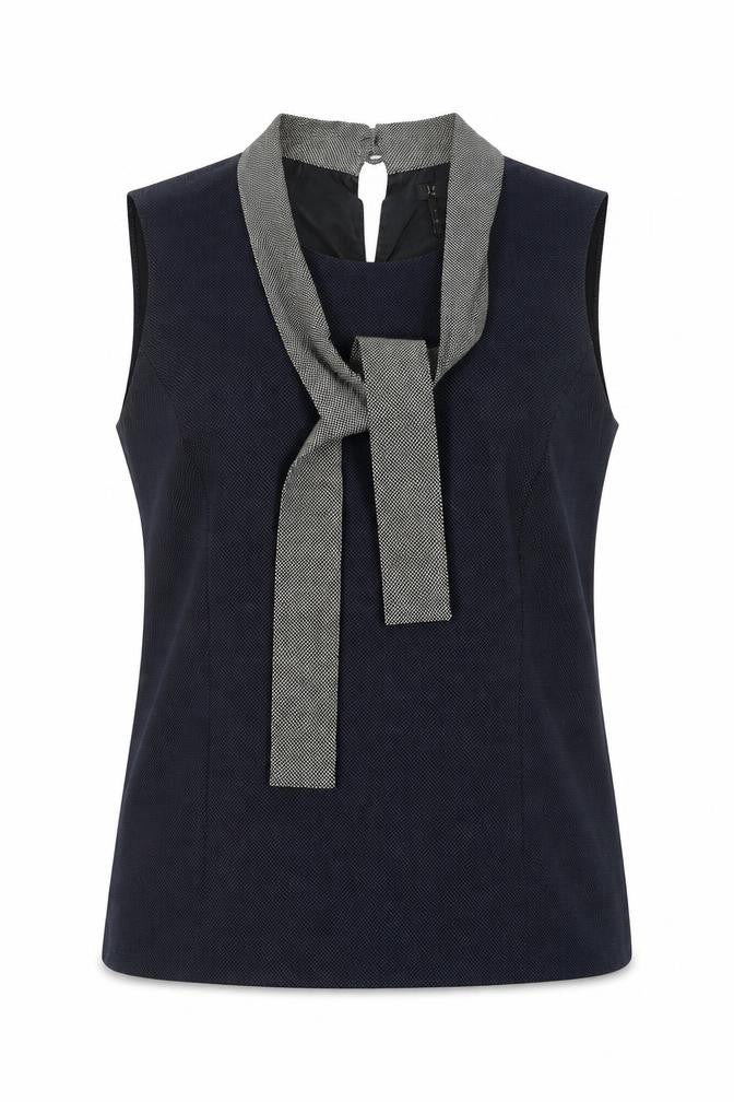 J.Crew Women's Black Sleeveless Wool Top, Size 8, High Neck