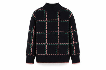 Next Women's Black Pullover Jumper Mock Neck L