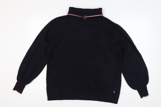 Next Women's Black 16 High Neck Long Sleeve Jumper
