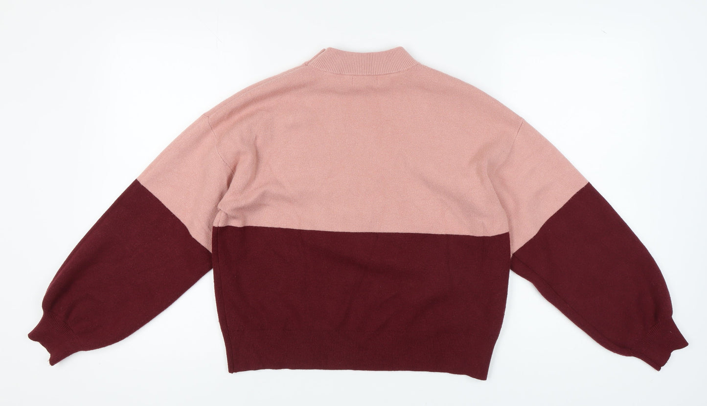 MNG Women's Multicoloured Pullover Jumper Size 12