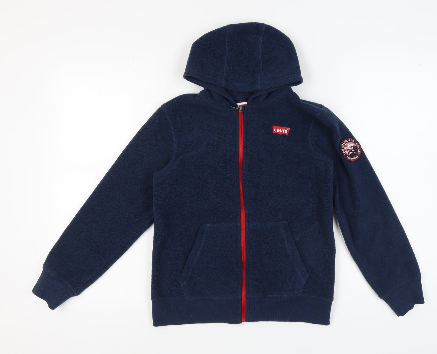 Levi's Boys Blue Hooded Basic Jacket 14 Years Casual