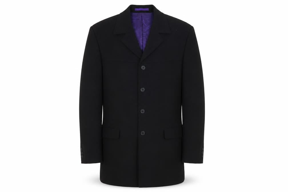 Burton Men's Black Regular Fit Blazer, Size 38R, Viscose Blend