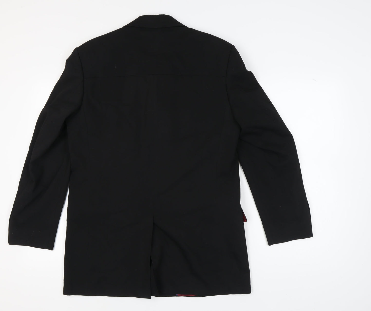 Burton Men's Black Regular Fit Blazer, Size 38R, Viscose Blend