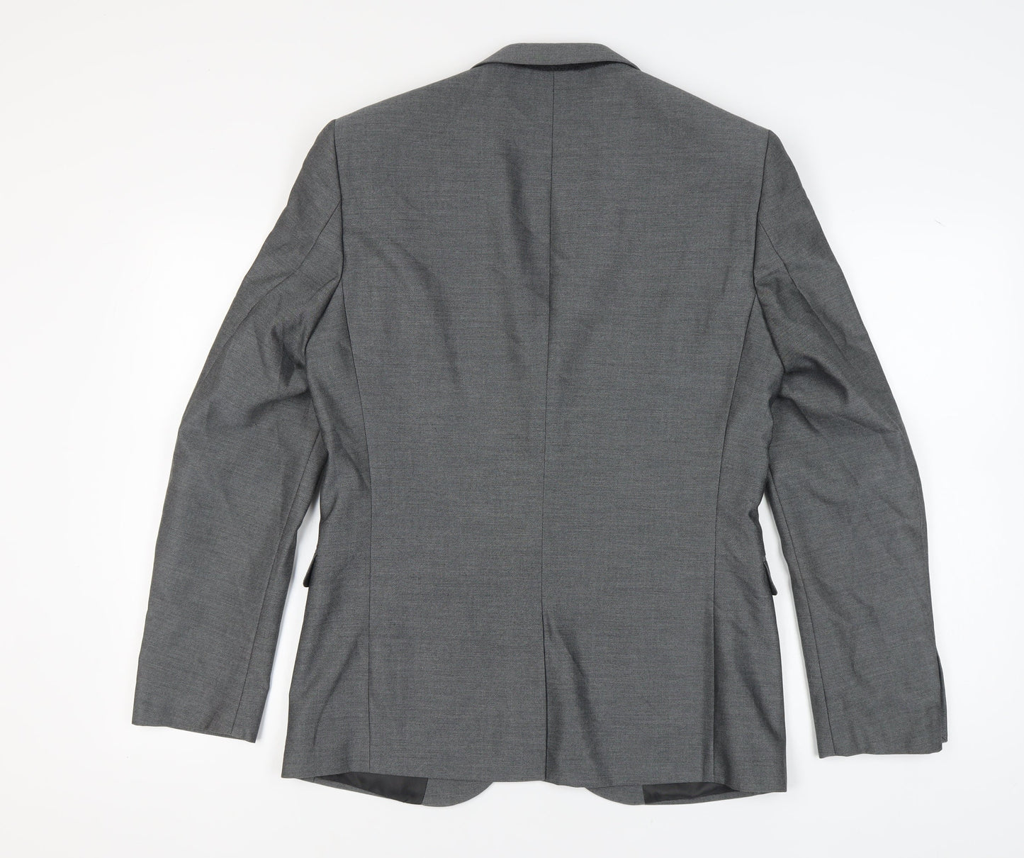 Next Men's Grey Blazer 40 Long Jacket
