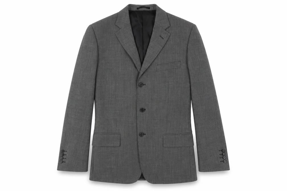 Jaeger Grey Men's Blazer, 38R, Single-Breasted