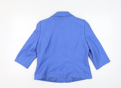 EWM Pure Classics Women's Blue Blazer Size 14
