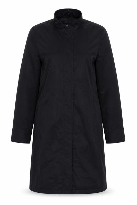 Dorothy Perkins Women's Black Long Coat Size 14