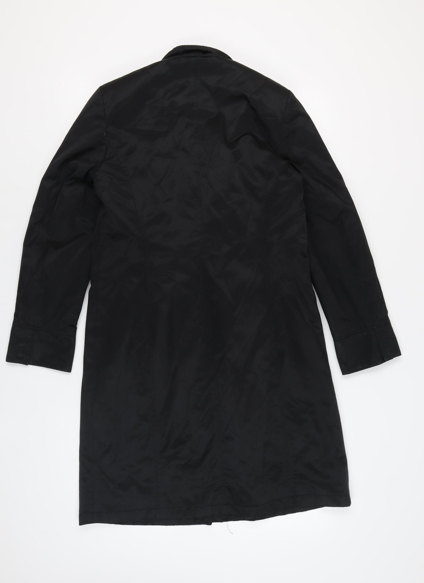 Dorothy Perkins Women's Black Long Coat Size 14