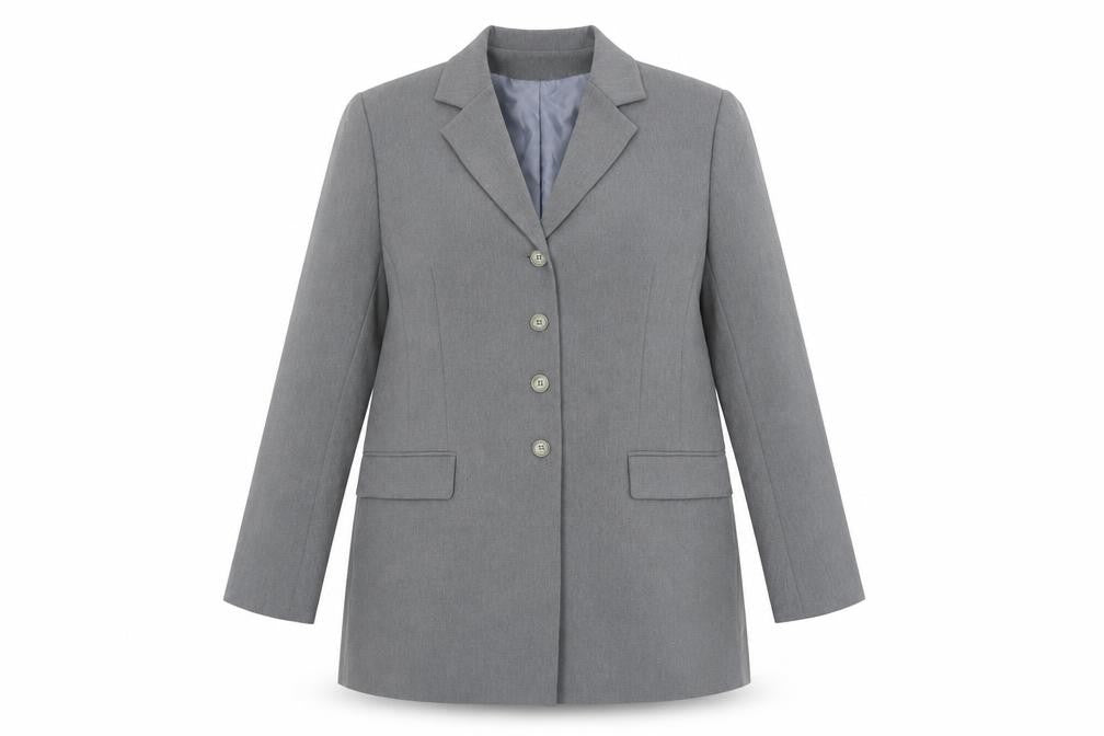 BEST de la Redoute Grey Blazer Women Size 16 Business